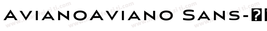 AvianoAviano Sans字体转换